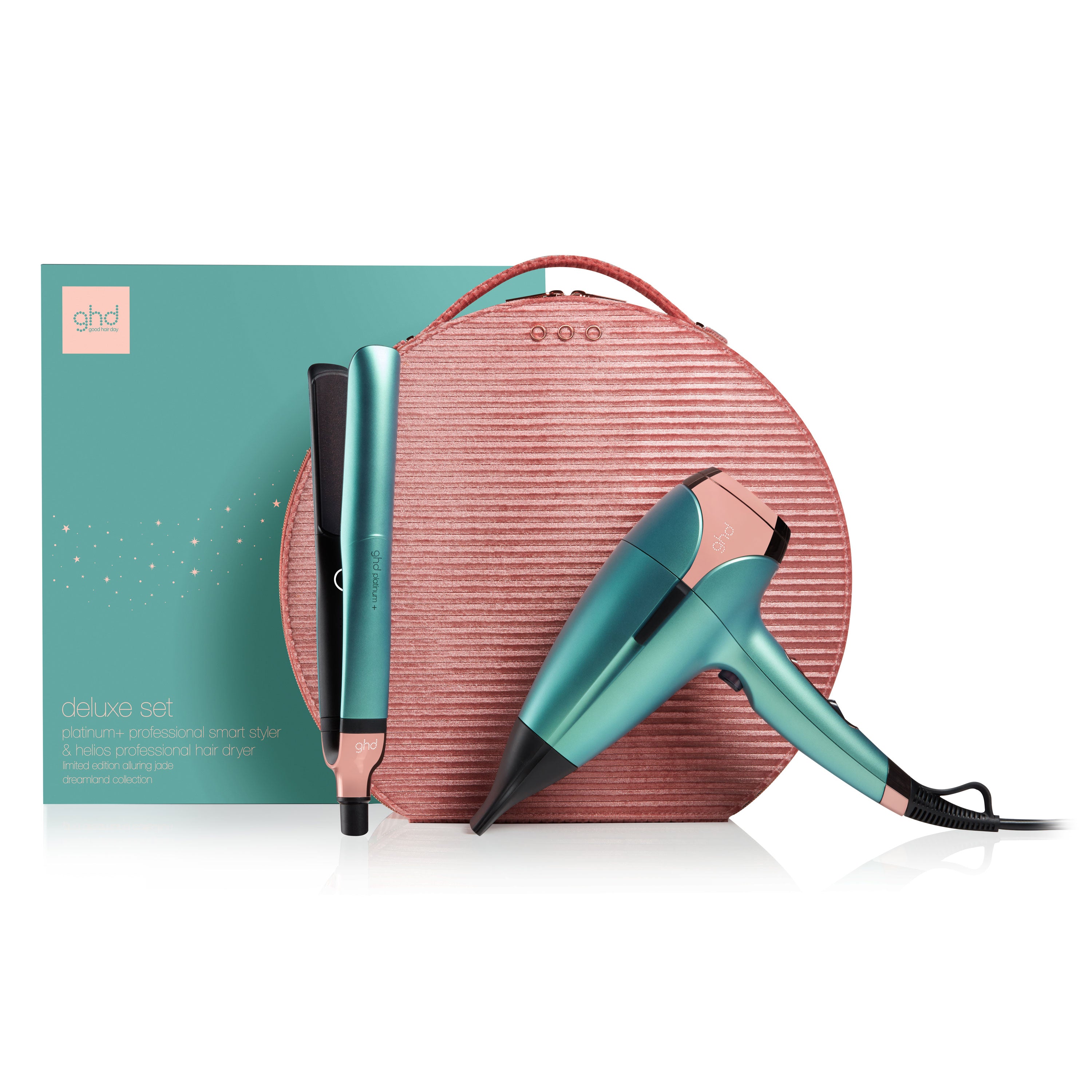 GHD DELUXE SET IN ALLURING JADE